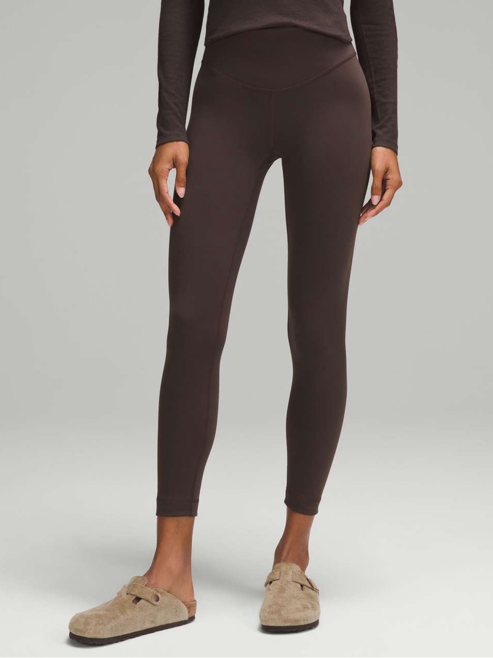 Lululemon Wunder Under SmoothCover High-Rise Tight 25" Espresso size 8